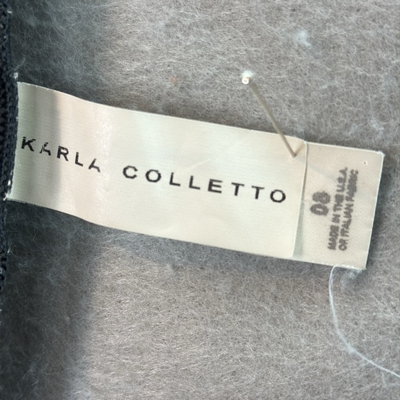 Karla Colletto - women’s one piece Gray Lace-Up front Swimsuit under wire SZ 4 - Picture 5 of 9